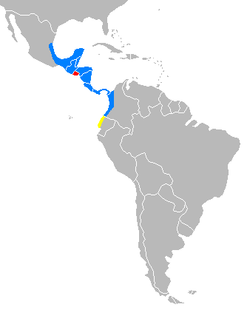 250px-Distribution map Tapirus bairdii