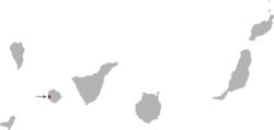 250px-Gallotia bravoana range Map