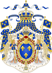 424px-Grand Royal Coat of Arms of France.svg