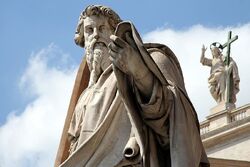 Vatican StPaul Statue