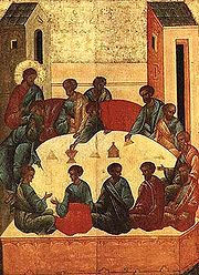Icon last supper