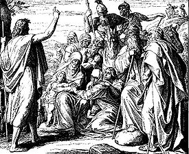 John the Baptist preaches