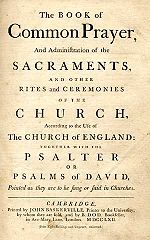 Book of common prayer 1662