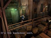 Backdoor exit