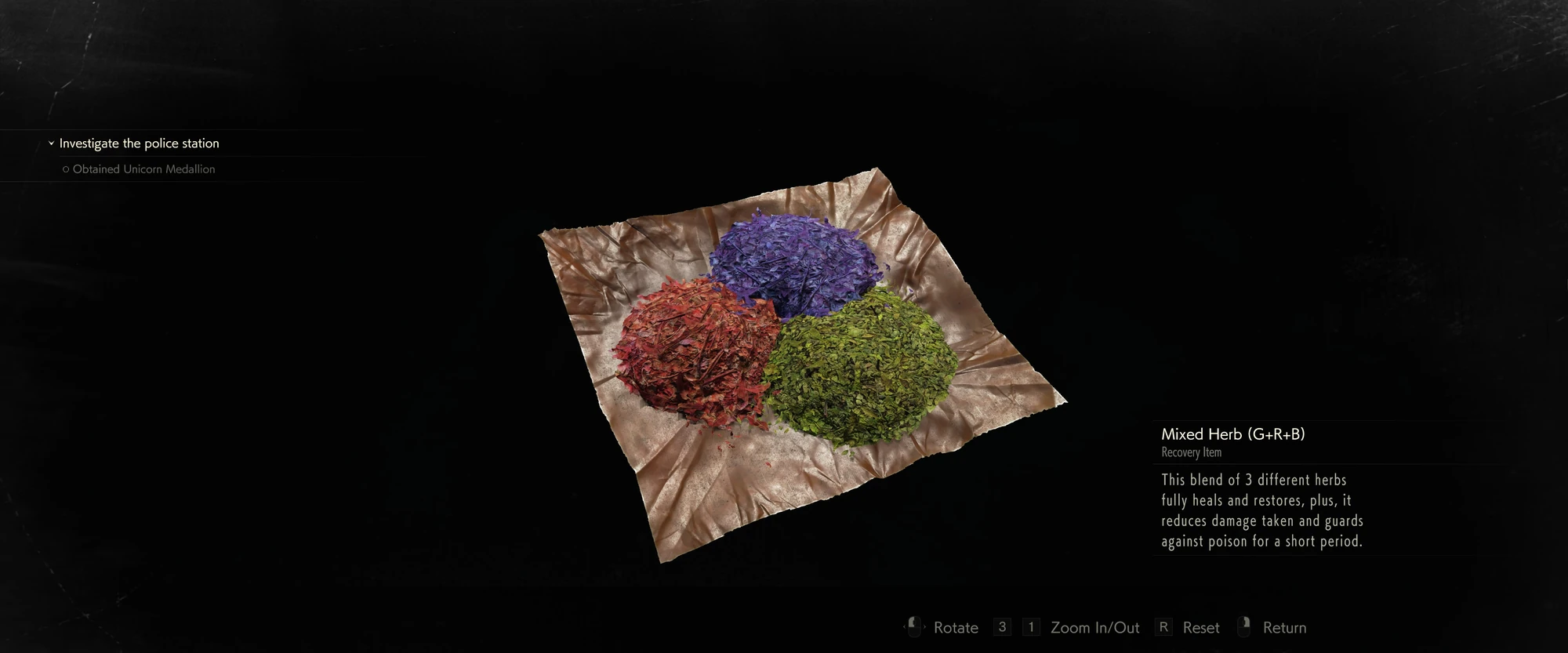 Mixed Herb (G+R+B) Resident Evil Wiki Fandom