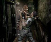 Resident-evil-1-chris-and-zombie