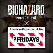 Biohazard 7 X TGI Fridays logo
