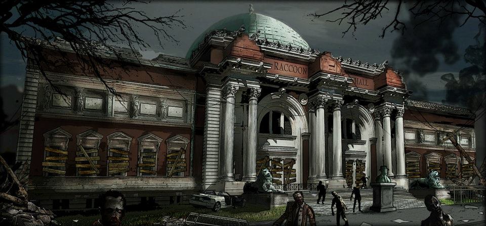 Hasil gambar untuk resident evil operation racoon city city hall