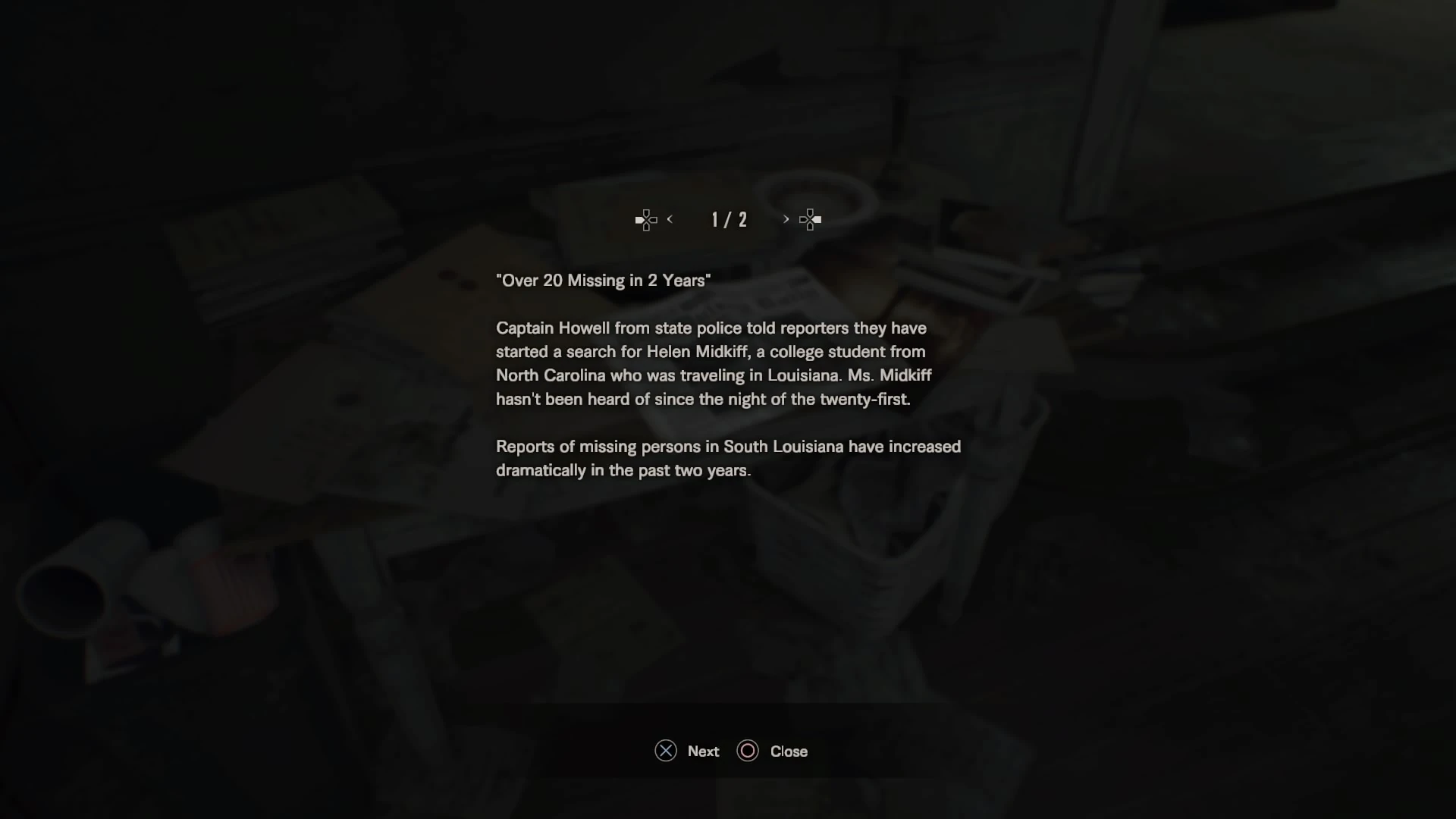 Newspaper Article - Over 20 Missing | Resident Evil Wiki | Fandom