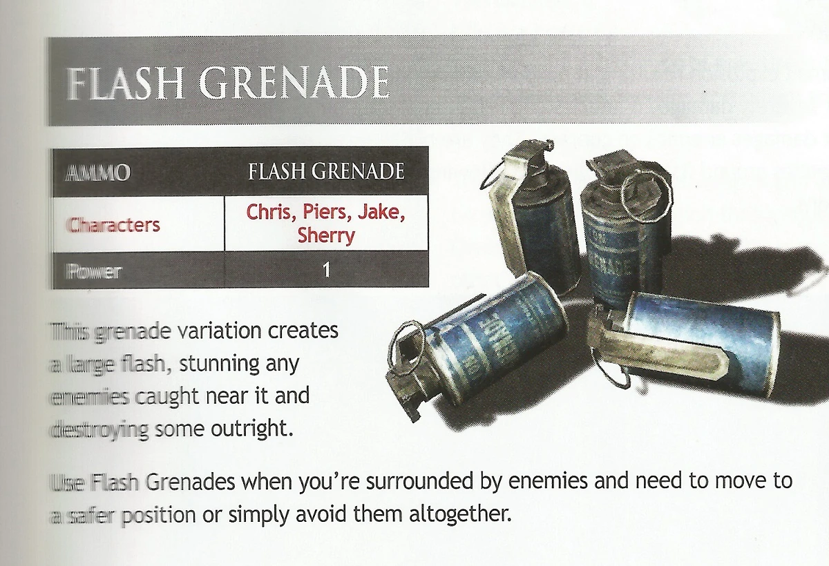 Flash Grenade (RE6) Resident Evil Wiki Fandom