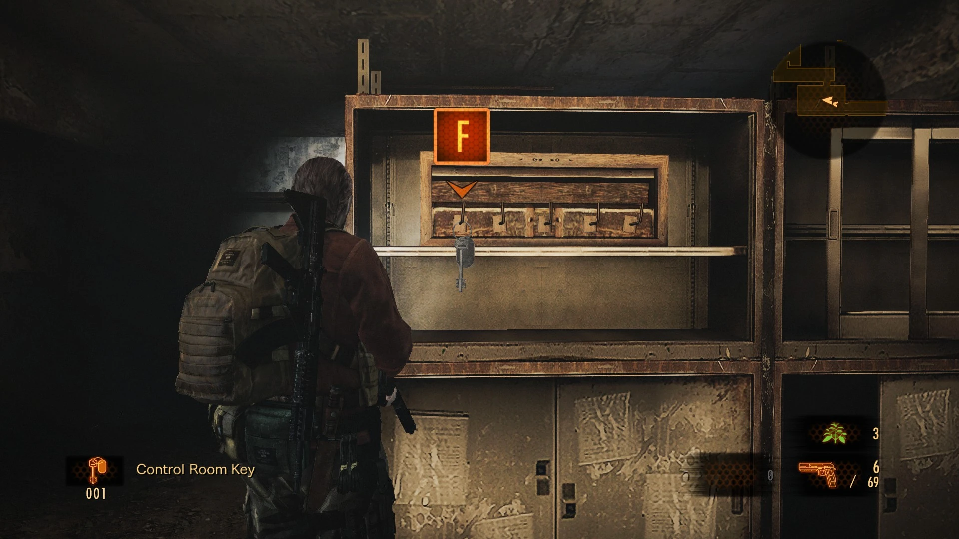 Image Control Room Key location.jpg Resident Evil Wiki FANDOM