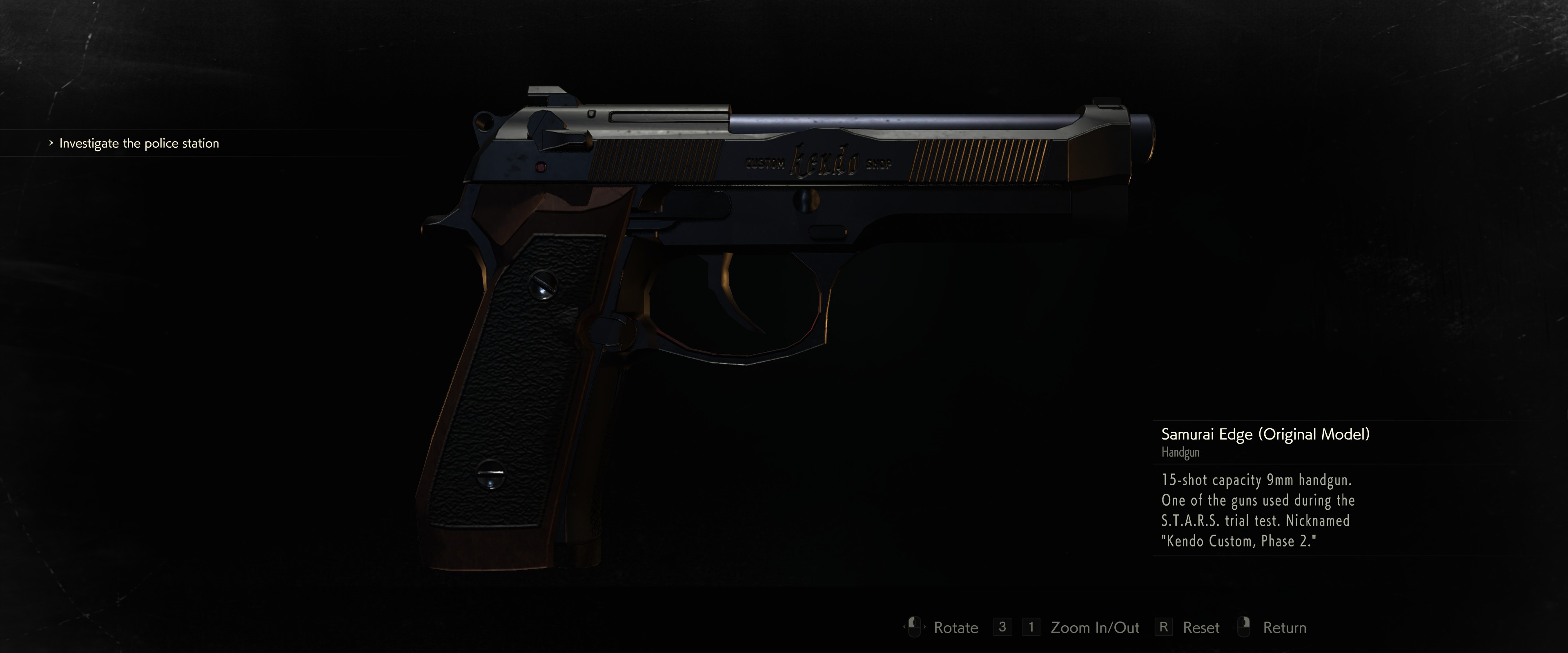 Samurai Edge Original Model Resident Evil Wiki Fandom