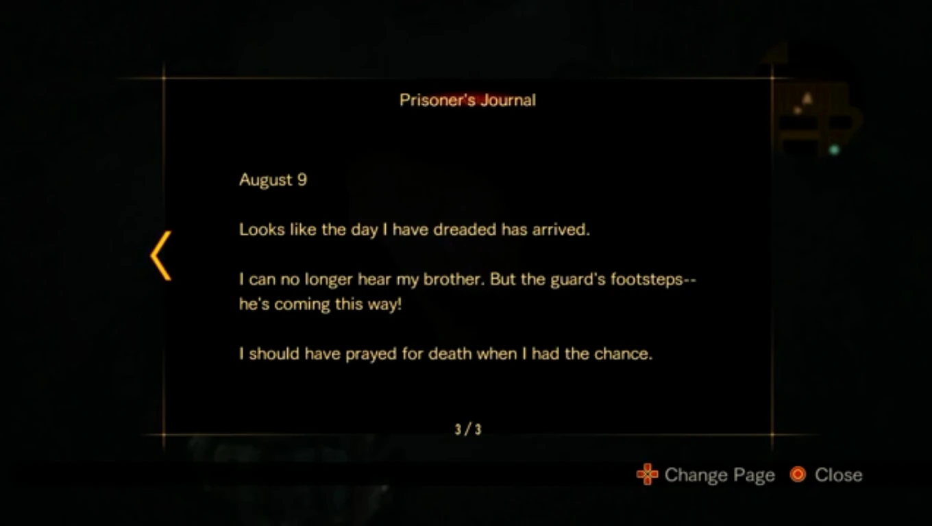 Image Prisoner's journal (3).jpg Resident Evil Wiki FANDOM