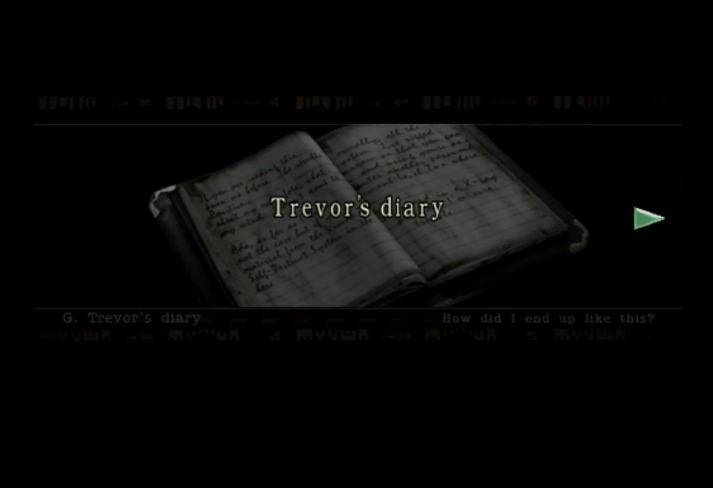 Trevor's diary Resident Evil Wiki FANDOM powered by Wikia