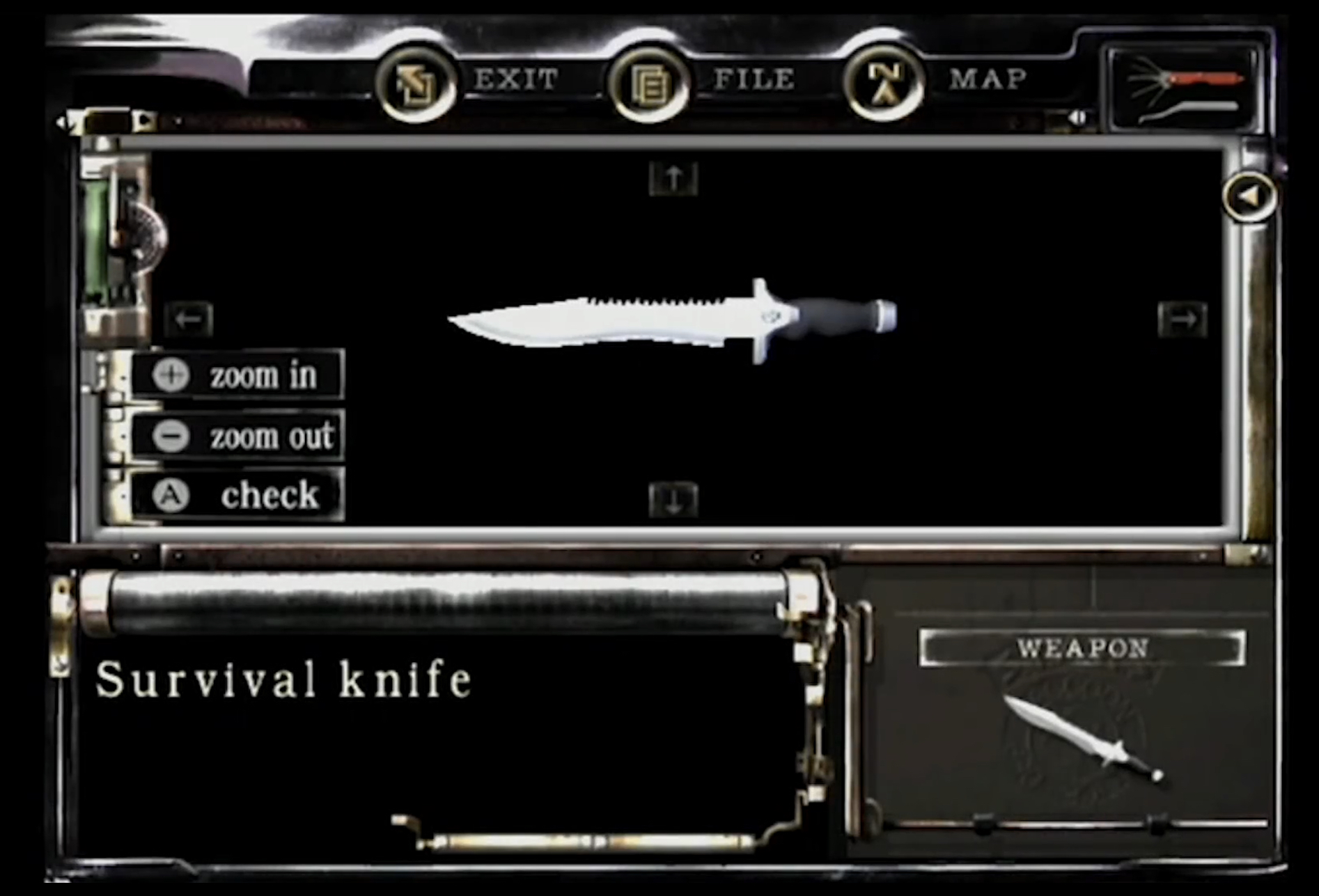 combat knife resident evil 4 wiki