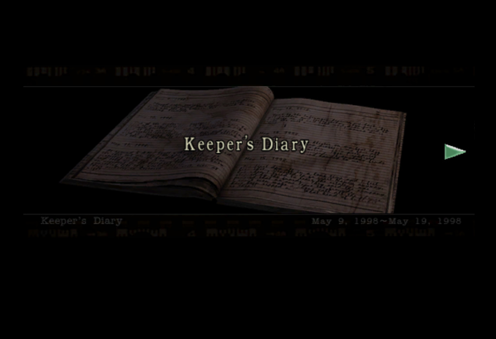 2014 Resident Evil: Keeper's Diary