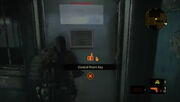 Control room key used