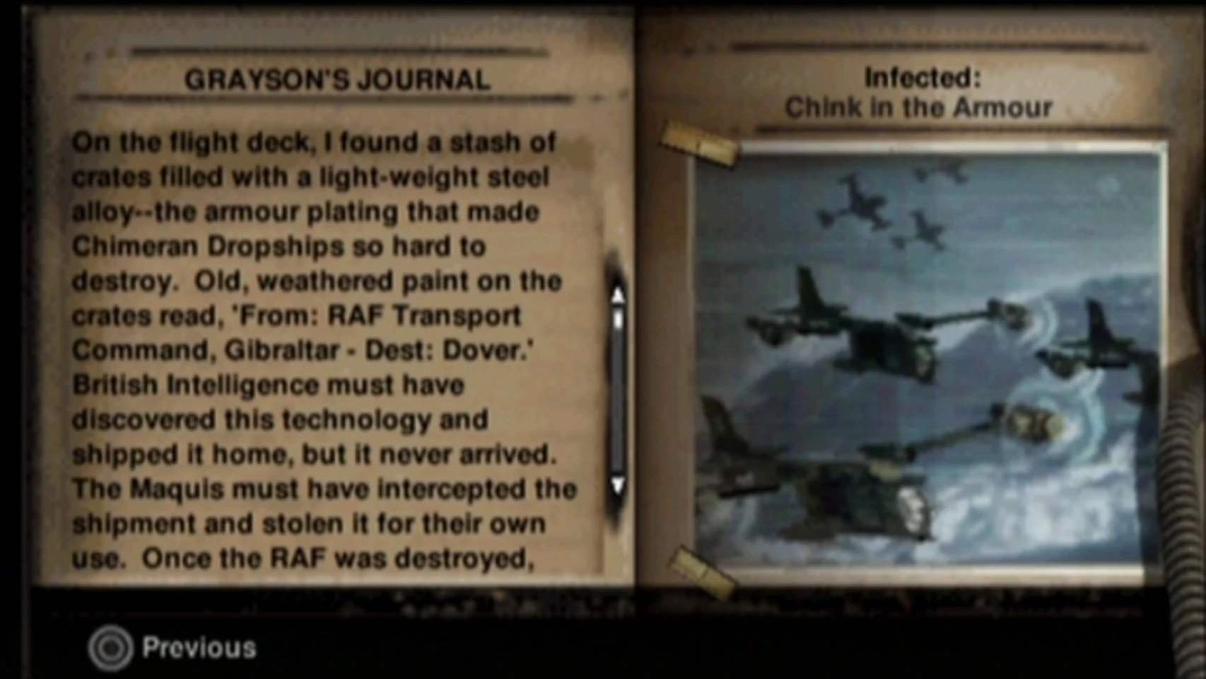 Chink in the Armour Resistance Wiki Fandom