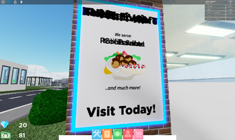 Advertisements Restaurant Tycoon 2 Wiki Fandom - visit the cafe as a worker roblox