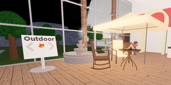 Roblox Restaurant Tycoon 2 Outdoor Area