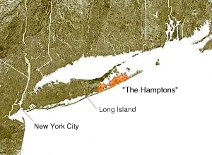 Hamptons-Karte