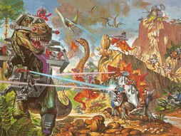Dinosaurs Lasers