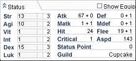 Stats Window II