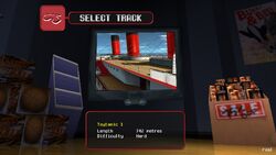 Track screen