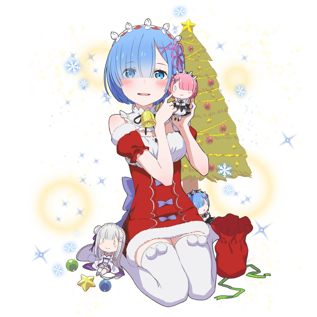 Imagen Rem Uchihime Collaboration Navidad.png Wikia ReZero