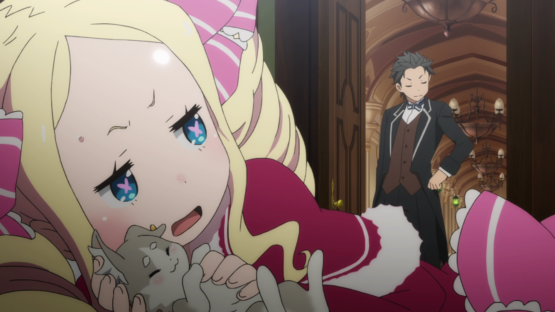 Image Beatrice, Pack and Subaru Re Zero Anime BD 1.png ReZero
