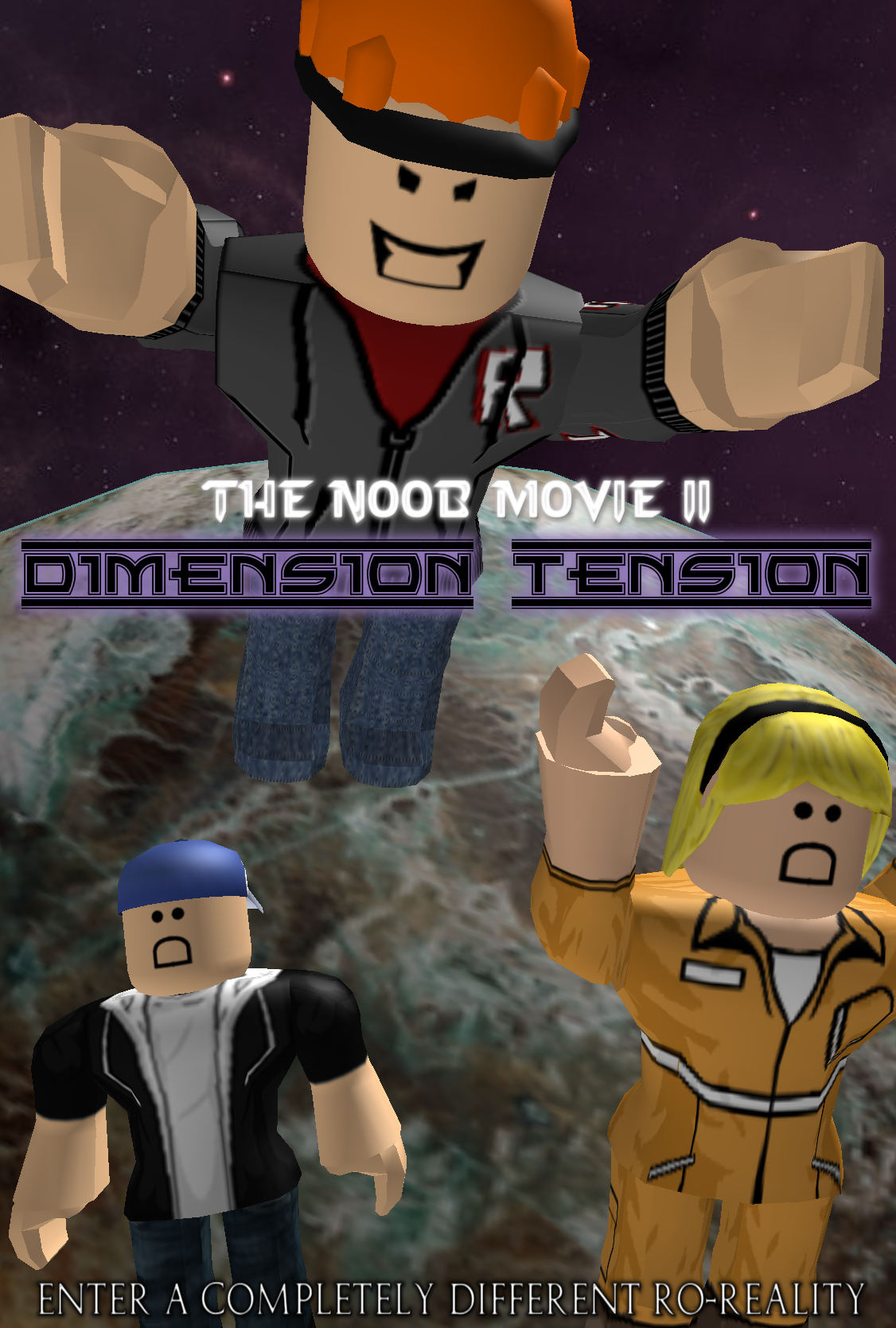 The Noob Movie Ii Dimension Tension Roblox Film Media