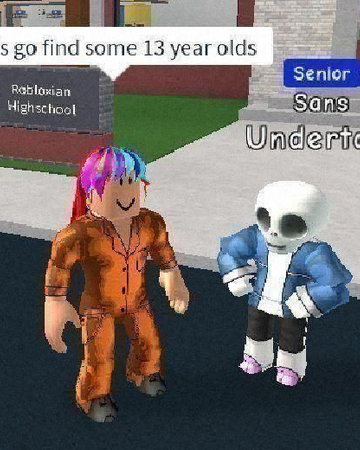 Roblox Robloxian Highschool How To Be Sans