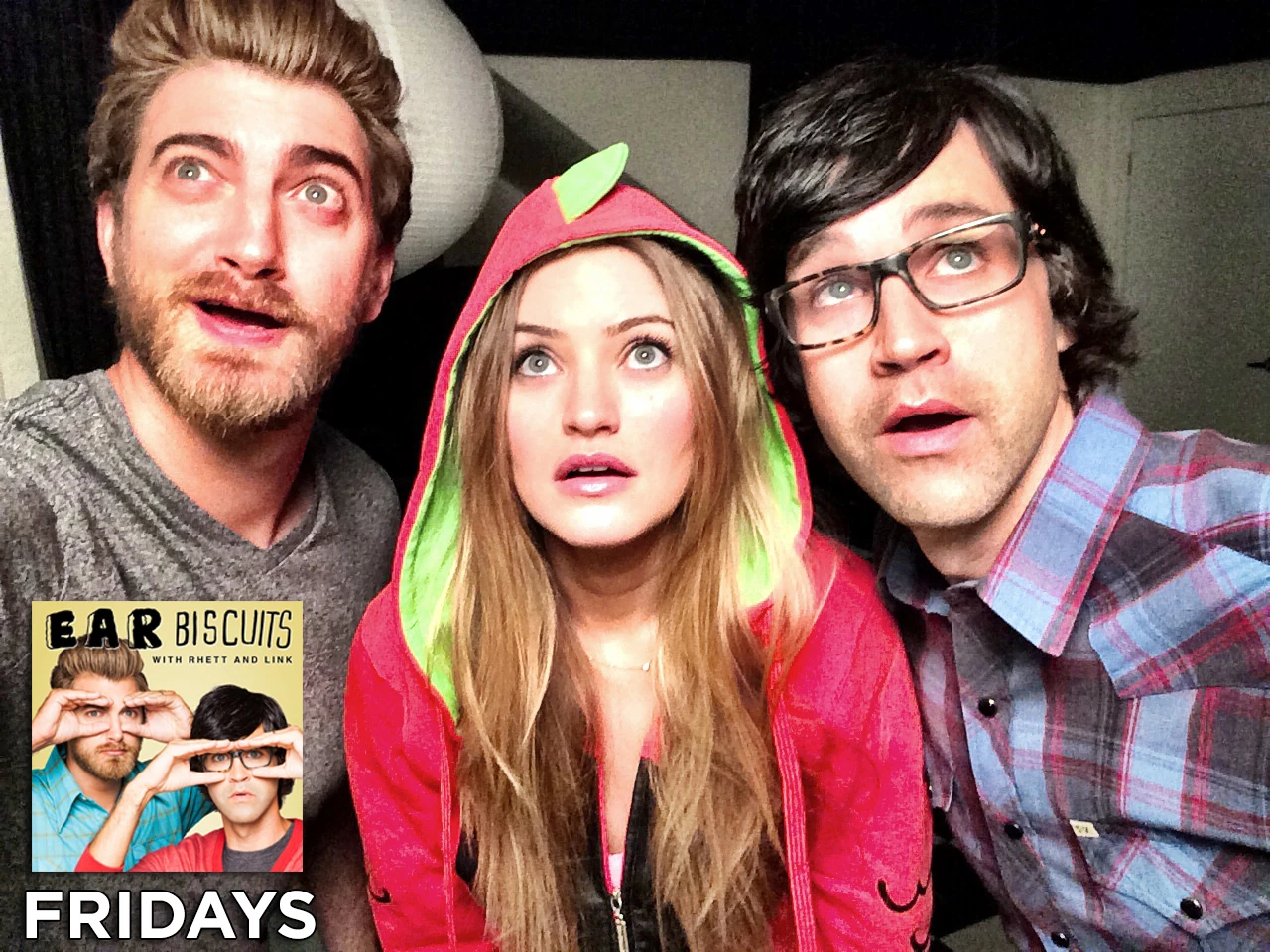 Image Ear Biscuits iJustine (Justine Ezarik).jpg Rhett and Link
