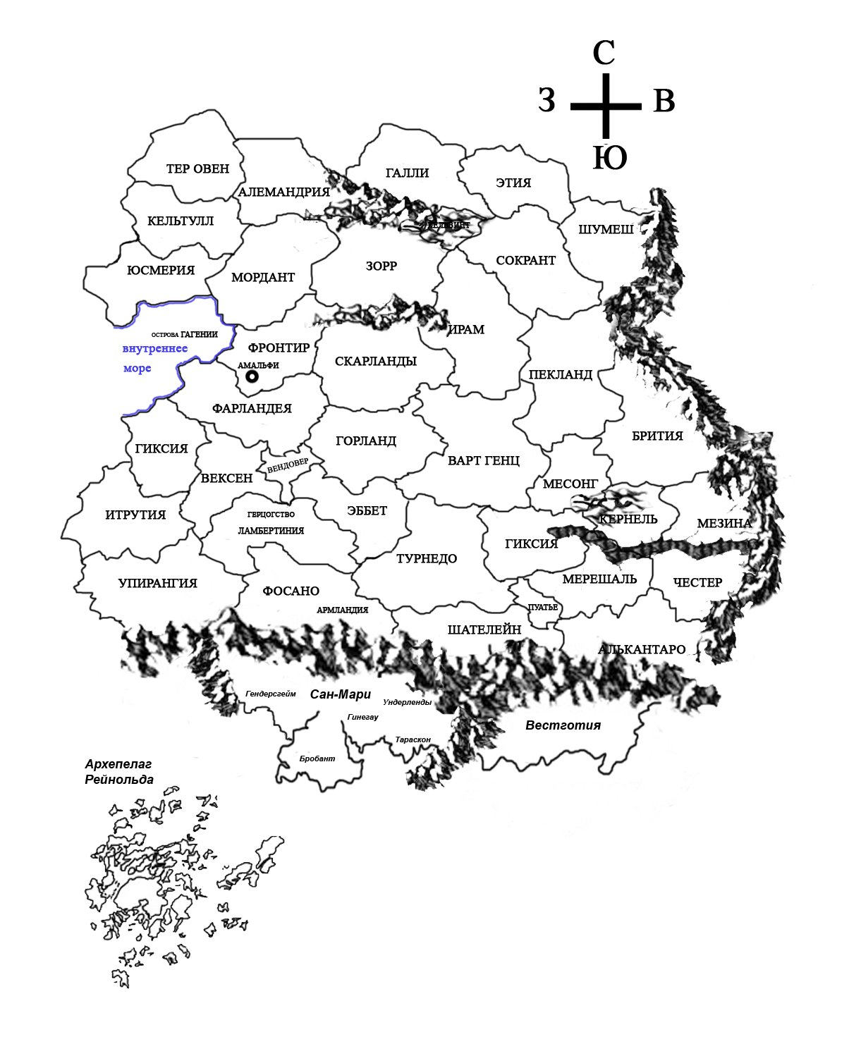 Карта мира ричарда белла