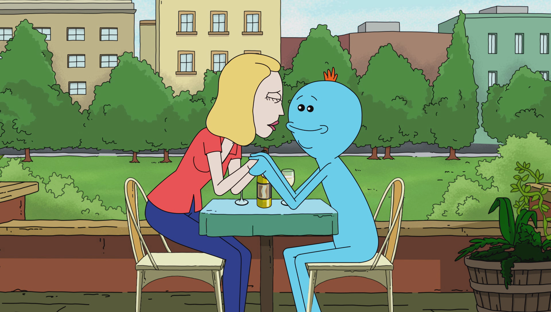 Image - S1e5 leaning kiss.png | Rick and Morty Wiki | FANDOM powered by