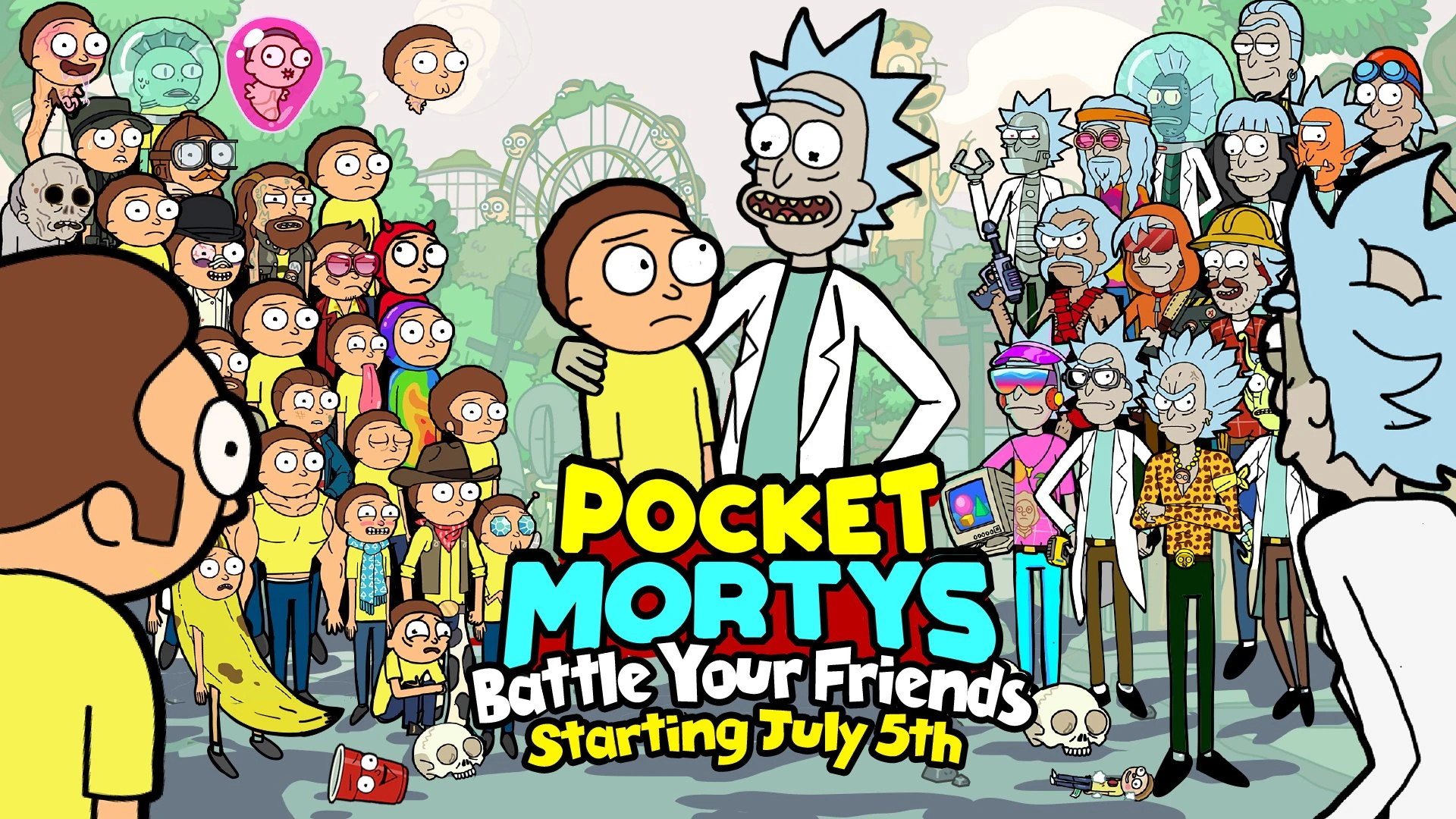 Image Pocket mortys multiplayer announcement.jpeg Rick and Morty