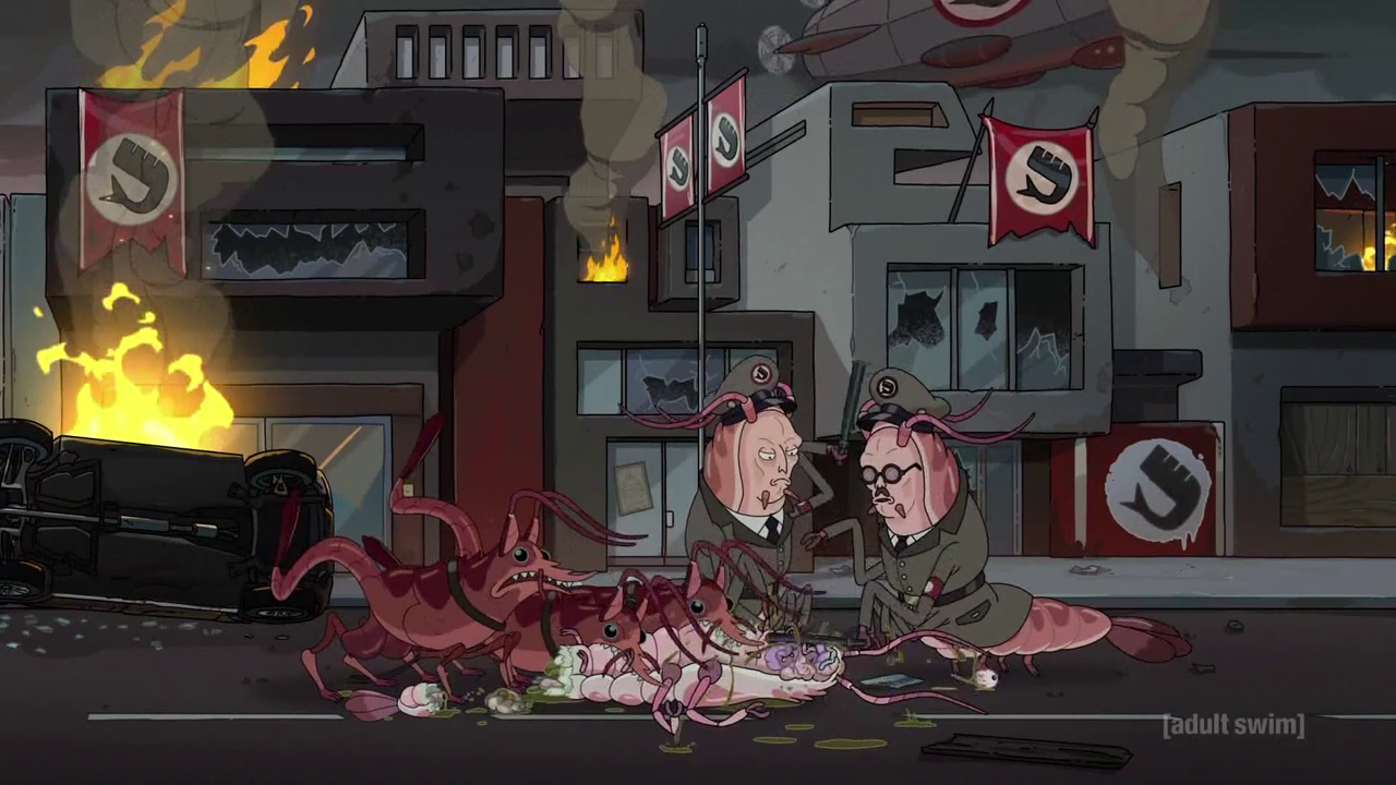 rick and morty fascist bear