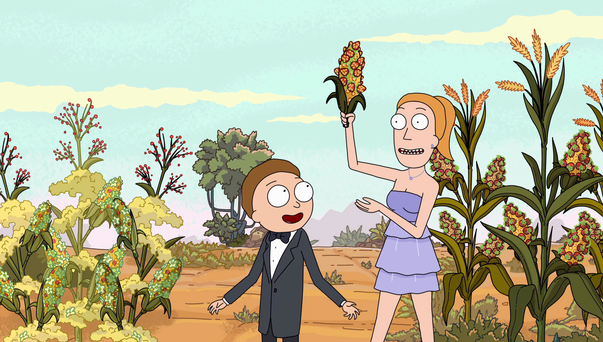 Image S2e10 Strawberries On A Cobpng Rick And Morty Wiki Fandom