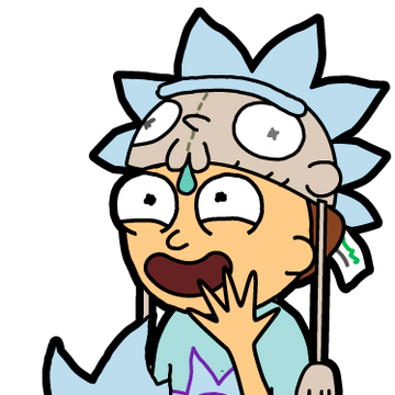 super rick fan morty plush