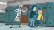 S1e1 rick distractedly to the rescue