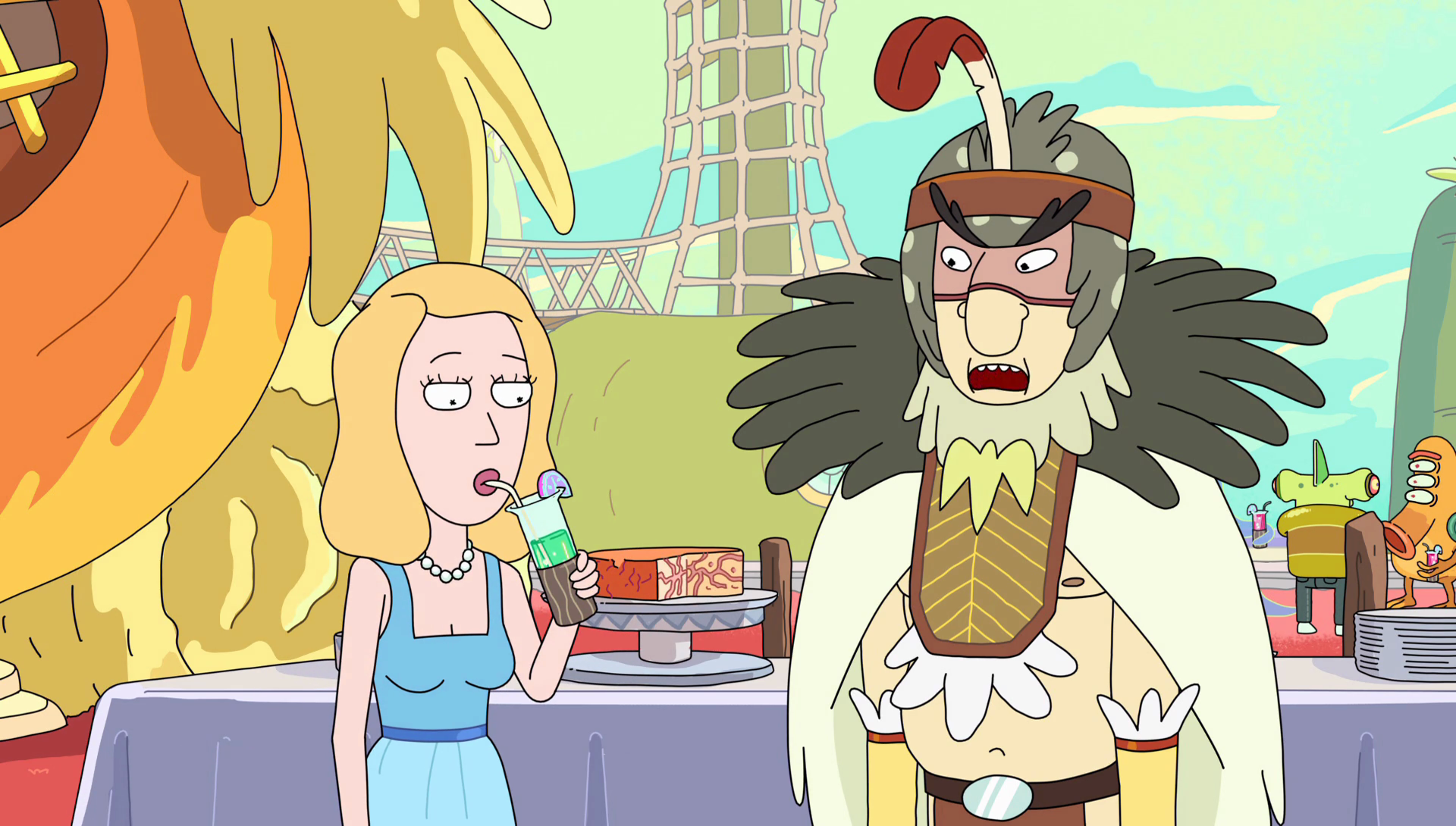 Image S2e10 Birdperson Inebriatedpng Rick And Morty Wiki Fandom