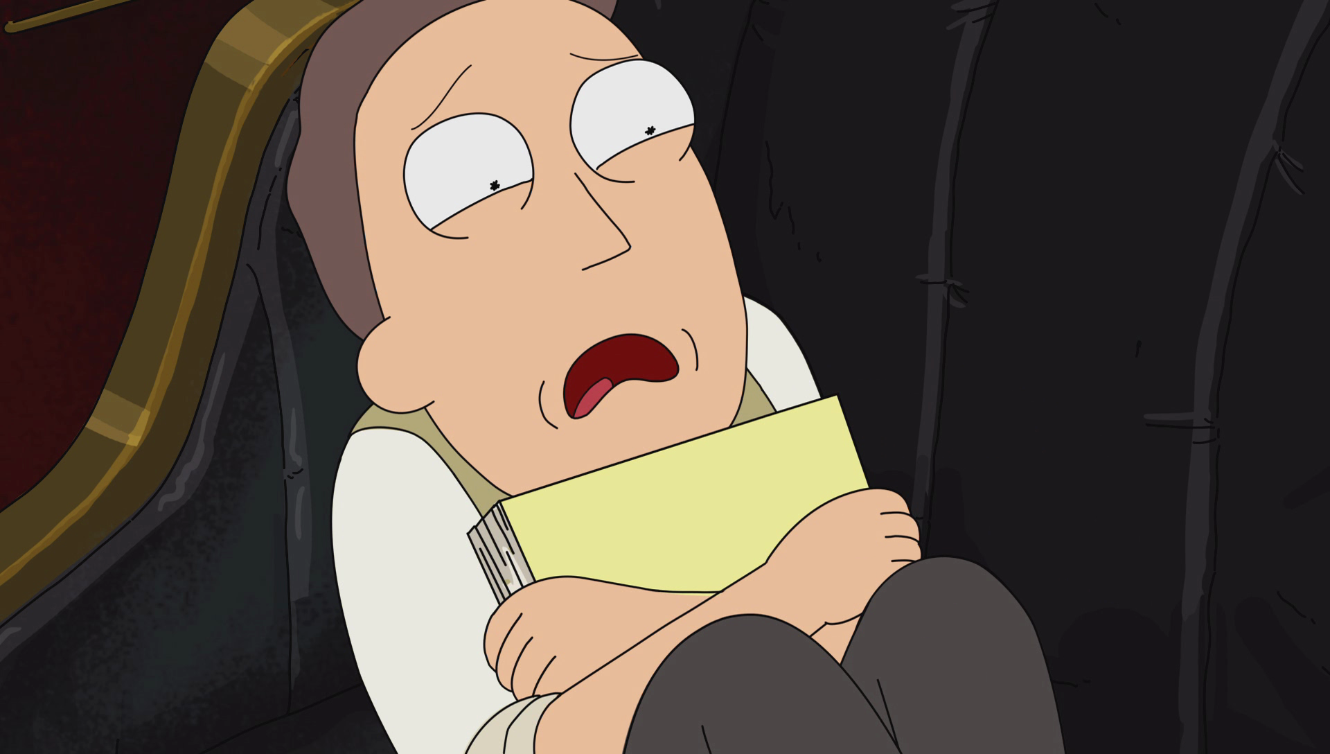 Image S1e11 Jerry Scared Png Rick And Morty Wiki