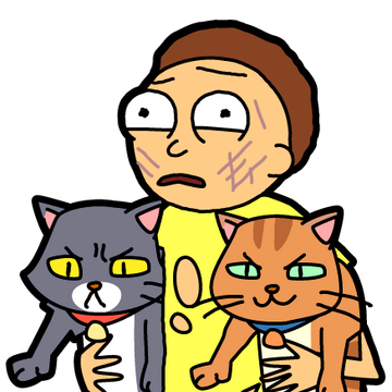Two Cat Morty Rick And Morty Wiki Fandom