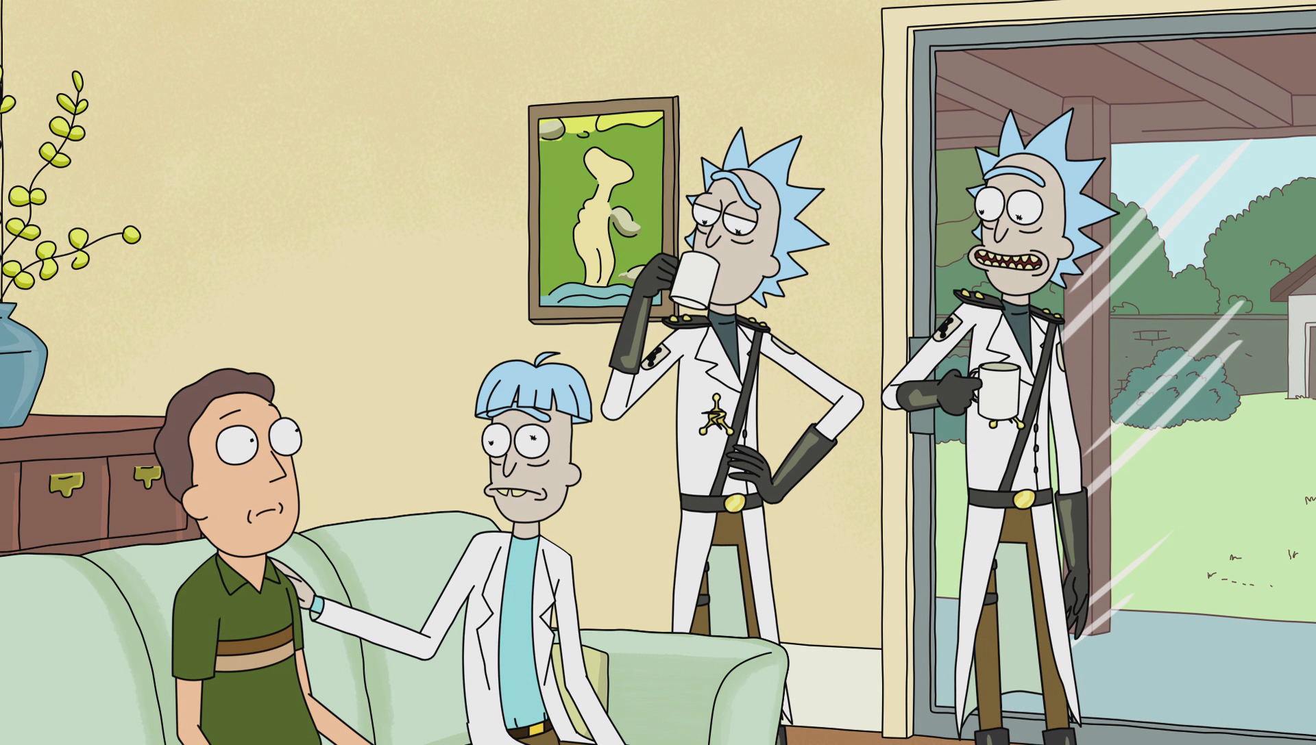 Image S1e10 Ricks Drinking Coffeepng Rick And Morty Wiki Fandom