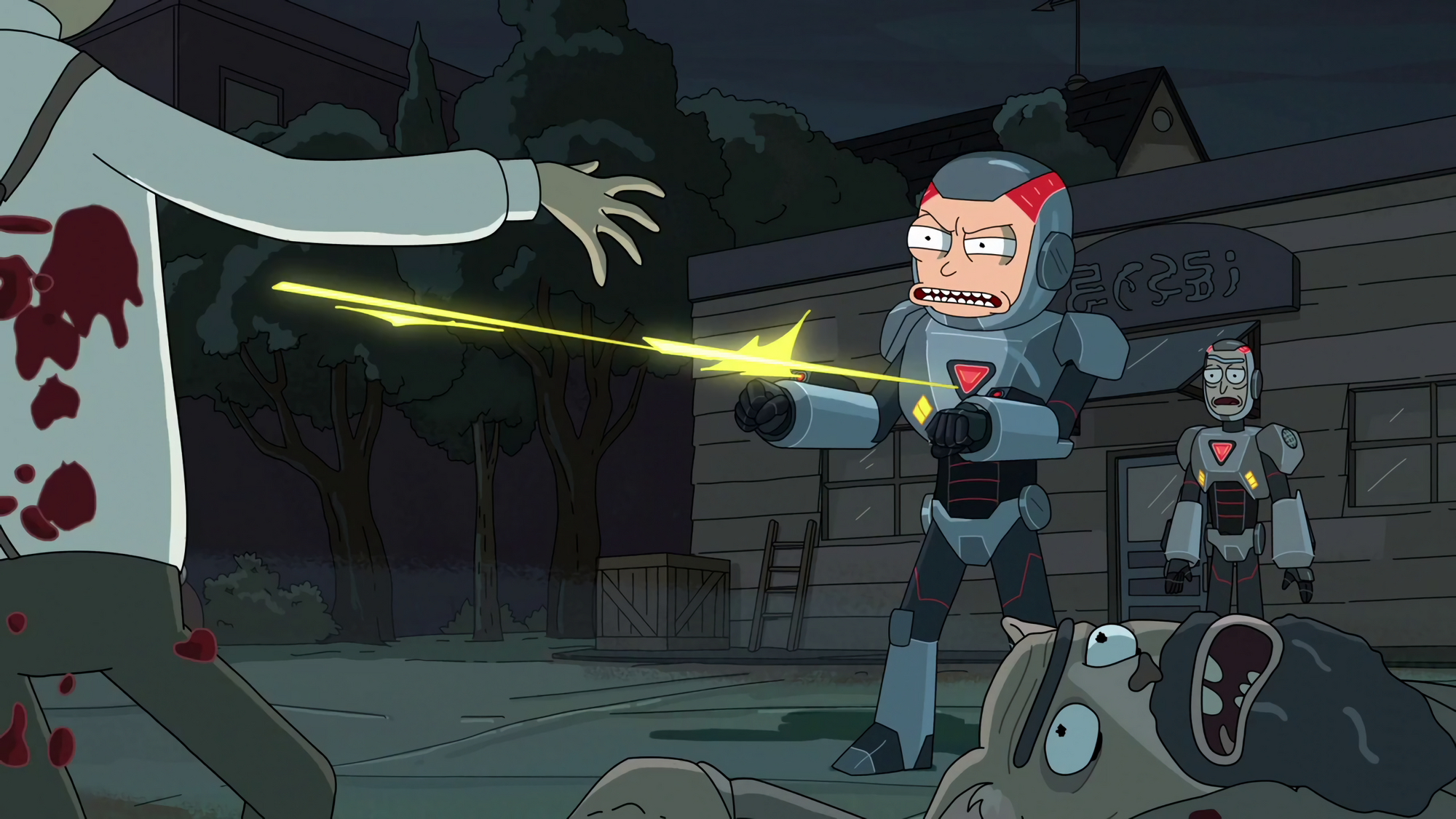 rick and morty mech suit