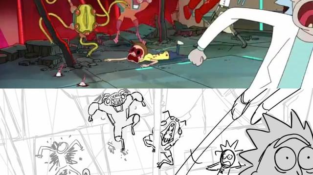 Video Rick And Morty Storyboards Citadel Mayhem S3e1 Rick And Morty Wiki Fandom 1562