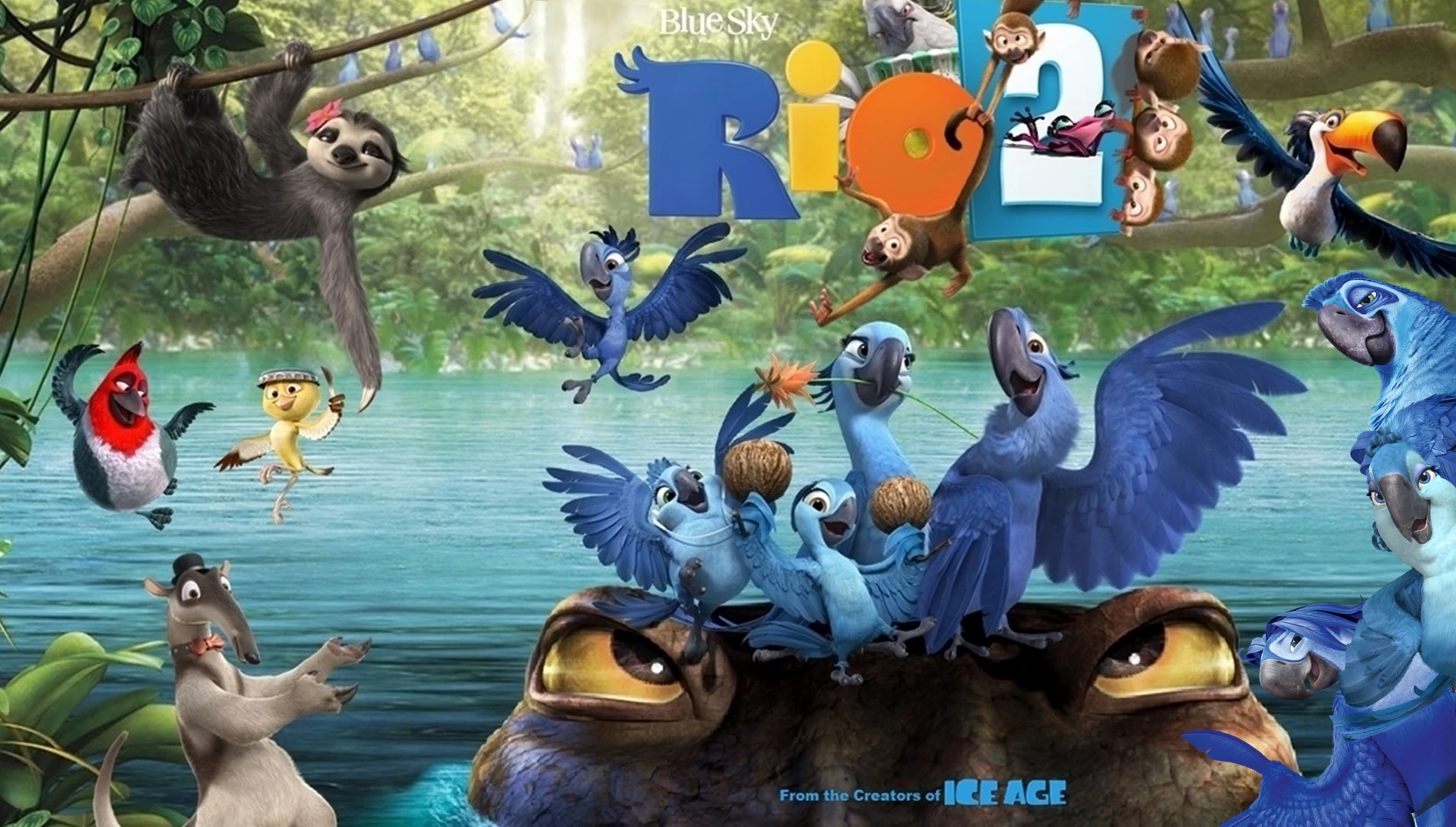 Image Rio2 poster.jpg Rio Wiki FANDOM powered by Wikia