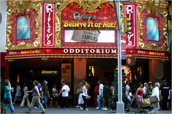 Ripley's Odditorium Times Square | Ripley's Believe It or Not! Wikia ...