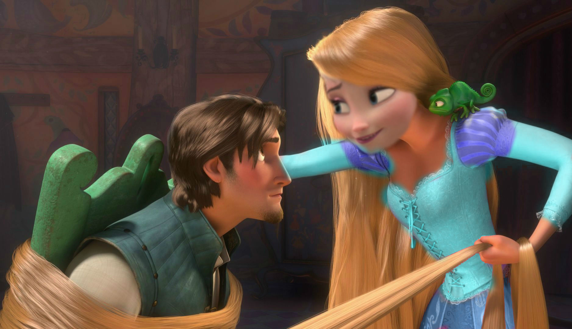 Image Screencaps Tangled Rapunzel And Flynn 21862339 1876 1080 Rise Of The Brave Tangled 