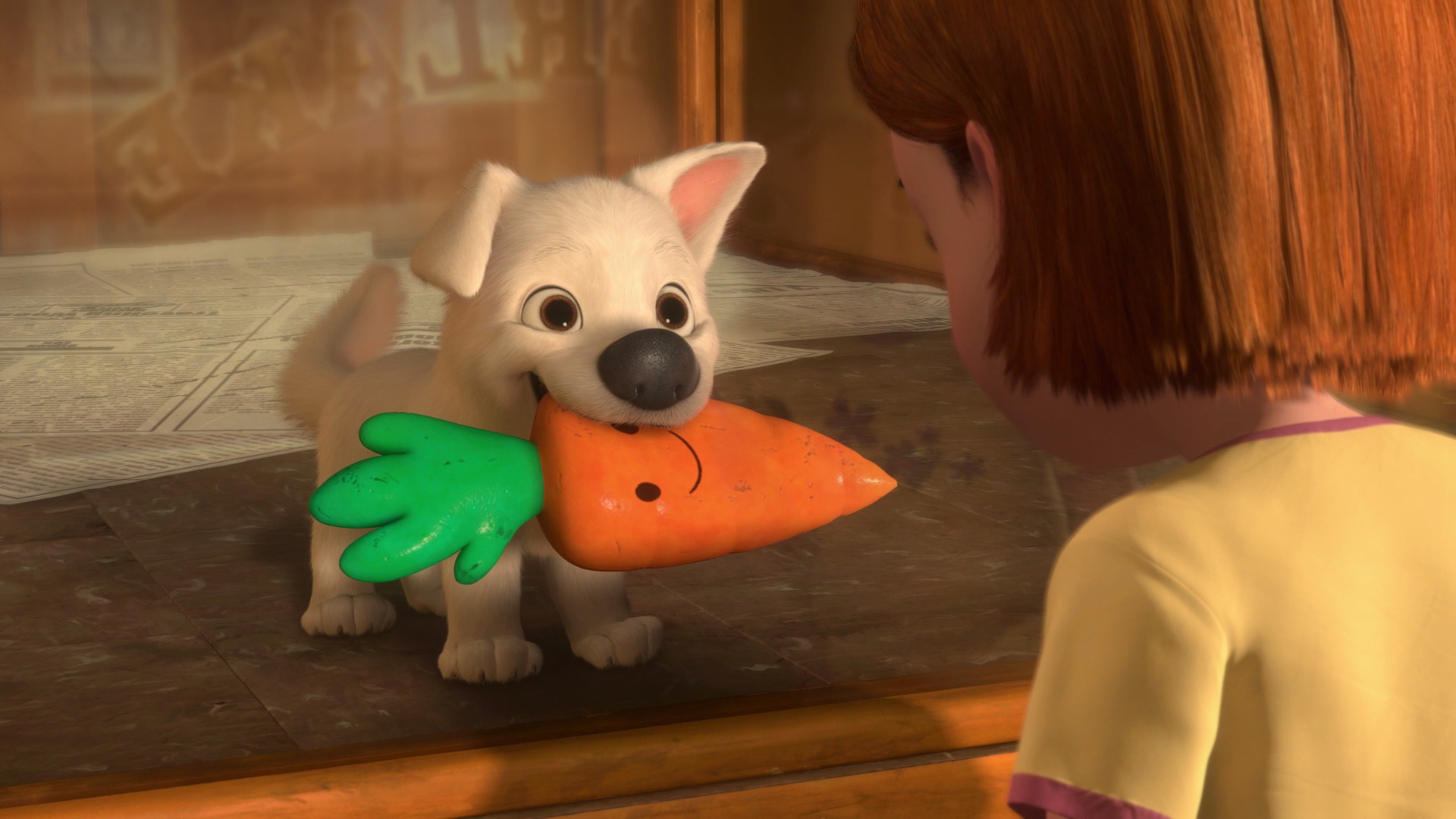 carrot dog toy from bolt